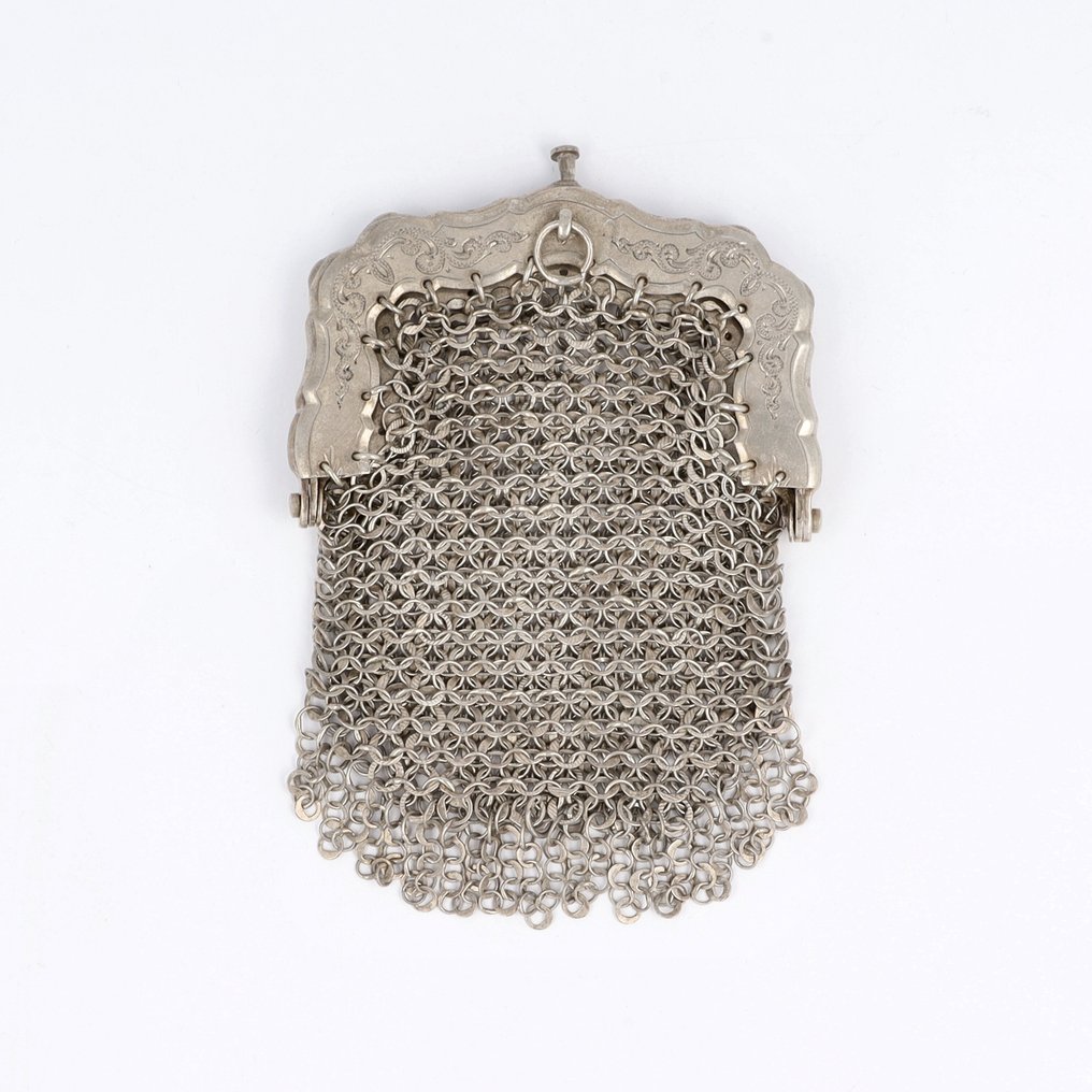 Beugelbeurs "maliënkolder" - Biedermeier - Portefeuille #1.0