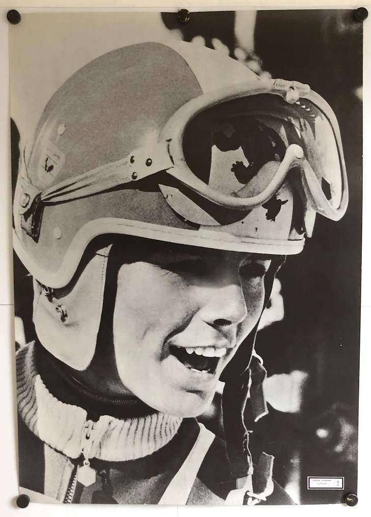 Gérard Gery - Annie Famose - Ski - affiche originale - 1968 #1.0