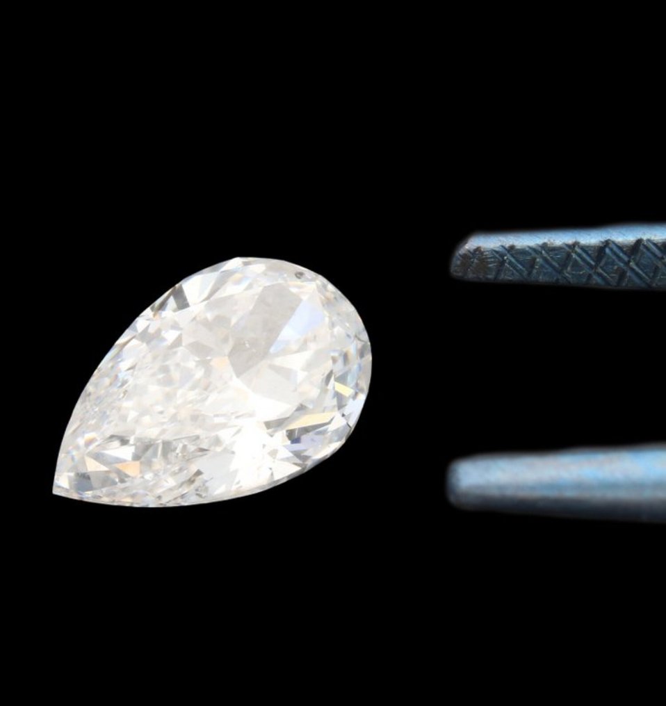 1 pcs Διαμάντι (Φυσικό) - 0.71 ct - Αχλάδι - E - SI2 - Gemological Institute of America (GIA) #1.0