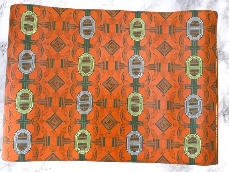 Hermès - Coffret original avec 6 feuilles de papier cadeau & 40 autocollants – Édition premium - Ékszerdoboz #1.0