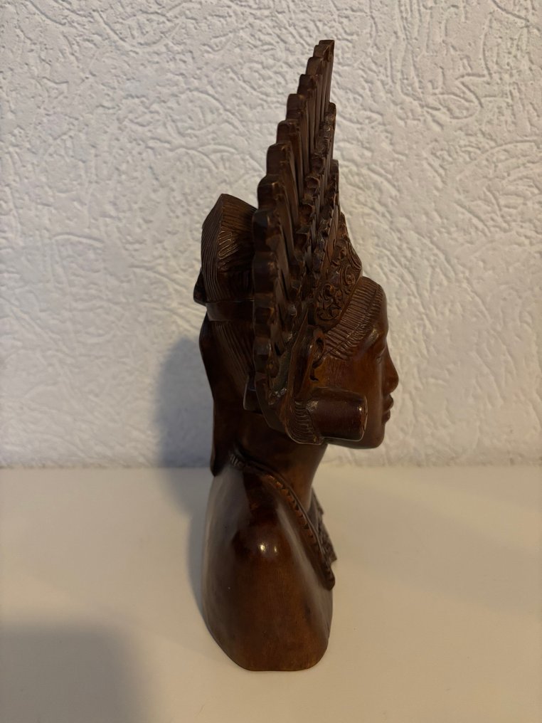 Set handcrafted Indonesian busts - Busto - Indonésia  (Sem preço de reserva) #4.3