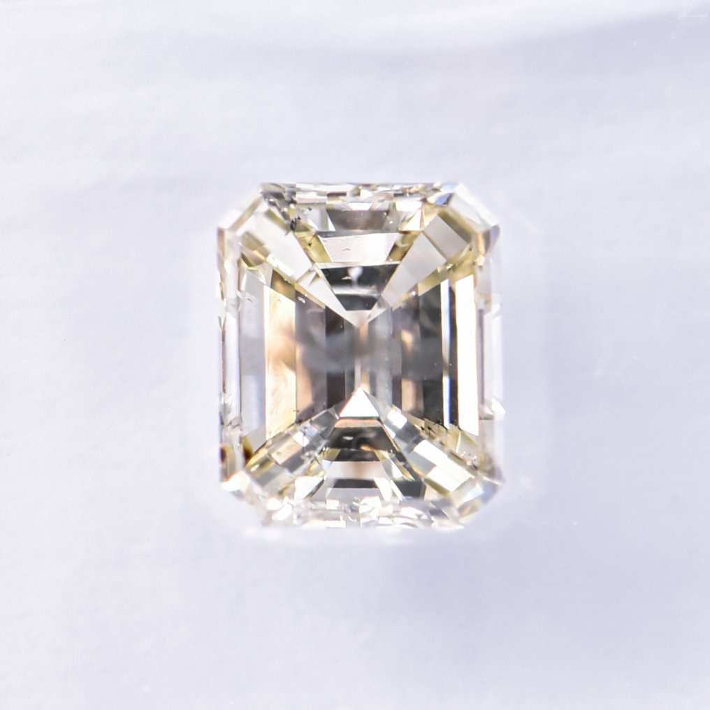 χωρίς τιμή ασφαλείας - 1 pcs Διαμάντι  (Φυσικού χρώματος)  - 1.13 ct - Σμαράγδι - Fancy Πρασινωπό, Γκριζωπό Κίτρινο - SI1 - International Gemological Institute (IGI) - VG VG #3.2