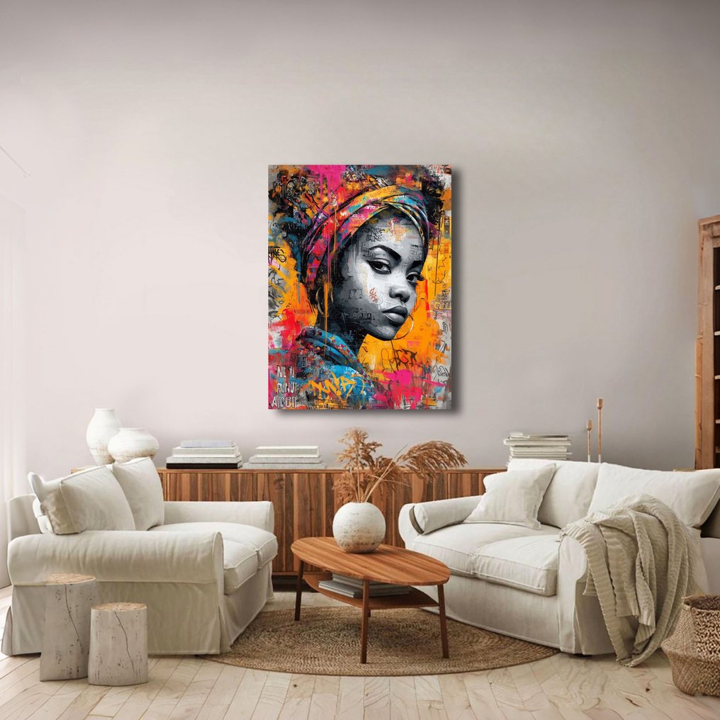 IPR Graph - Retrato de la Reina Africana: Turbante de Fuego #3.2