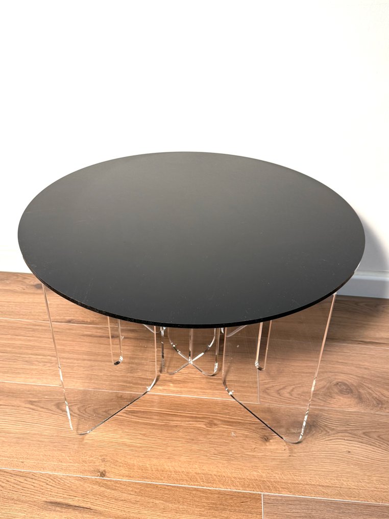 Mrn.D - moderno - Mesa de centro - plexiglas - Nero trasparente #2.1