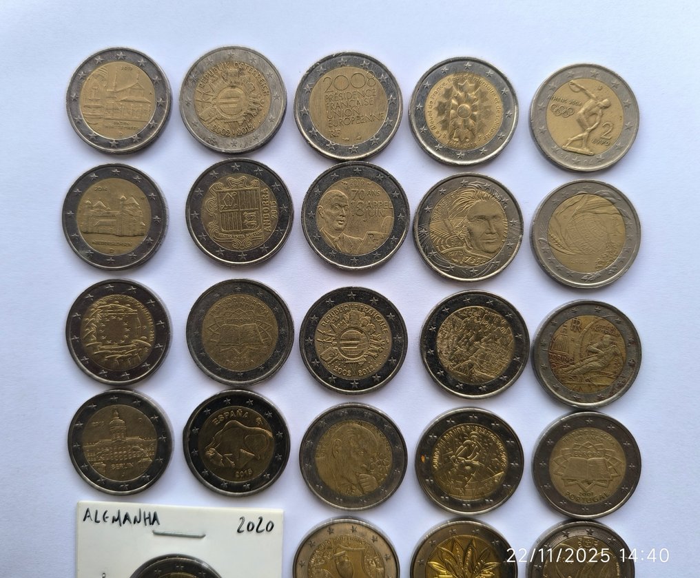 Europa. 2 Euro datas diversas. Incl.: Monaco (Zonder Minimumprijs) #2.1