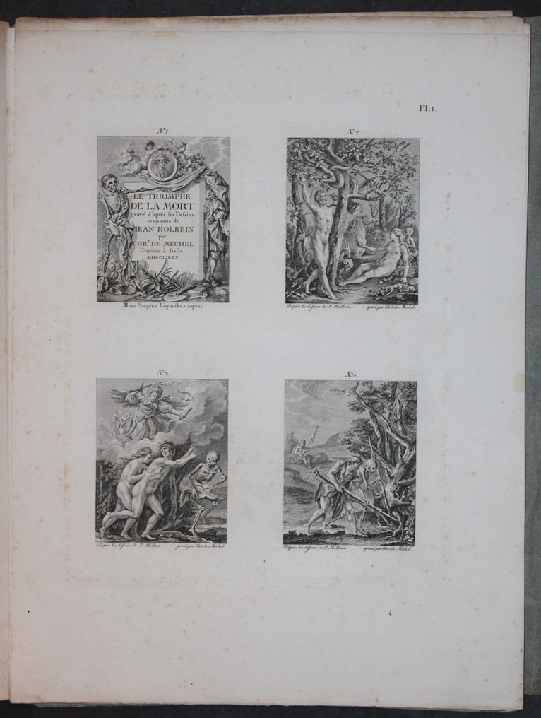 Chretien De Mechel - Oeuvres De Jean Holbein ou Recueil De Gravures D`Apres Plus Beaux Ouvrages De Ce Fameux Peintre - 1780 #3.2