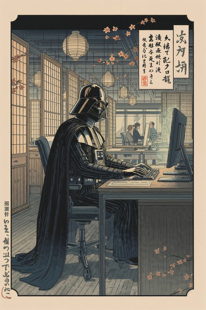 Sato Hageshi - Vader’s Workday - Darth Vader Star Wars - Signed and Numeroted 6/10 #2.1