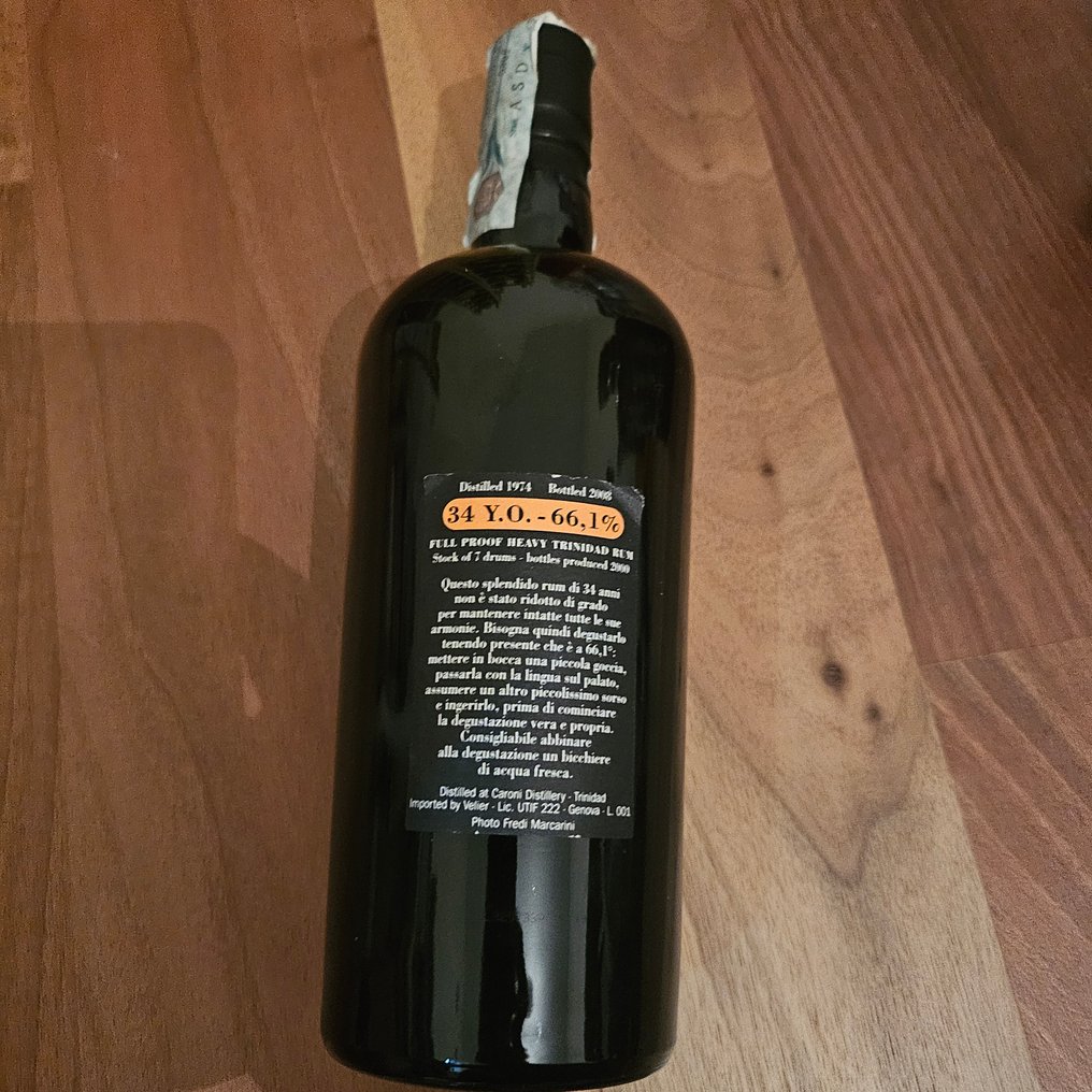 Caroni 1974 Velier - Full Proof Heavy    - b. 2008  - 70cl #1.0