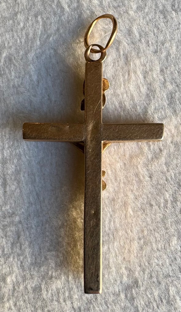 Cross pendant - 19.2 kt. Yellow gold #3.2