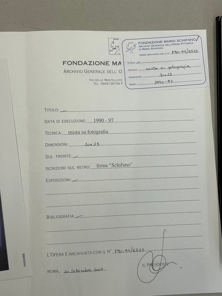 Mario Schifano (1934-1998) - Senza titolo #3.2