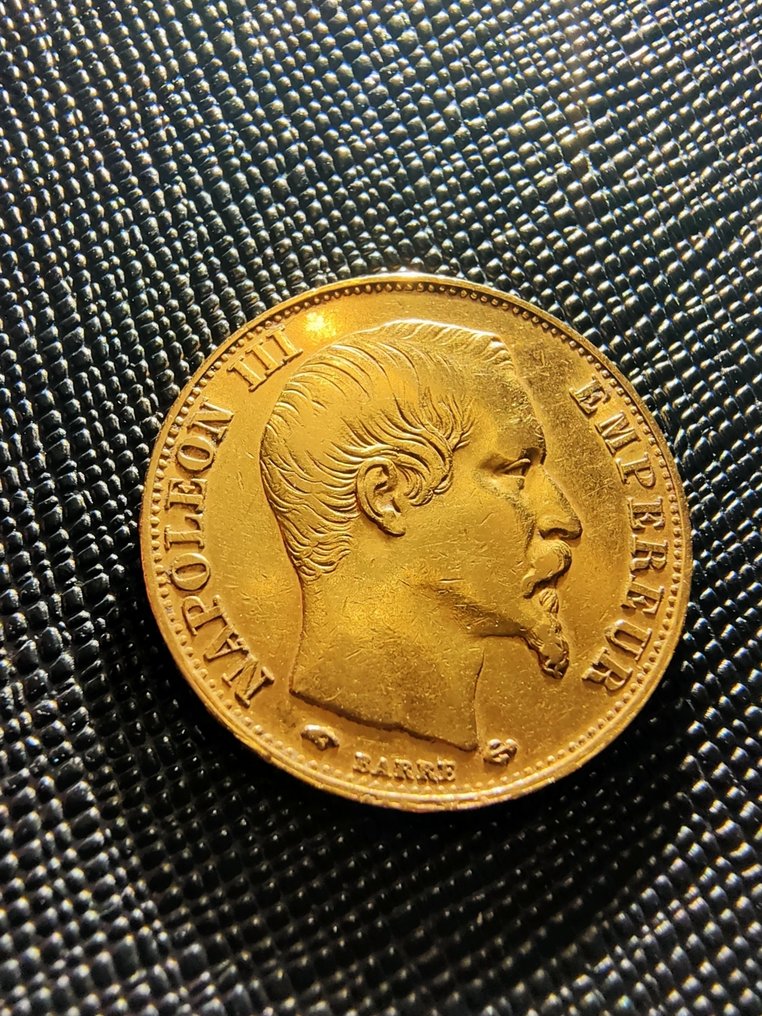 Γαλλία. Napoléon III. 20 Francs 1856-A, Paris (χωρίς τιμή ασφαλείας) #1.0