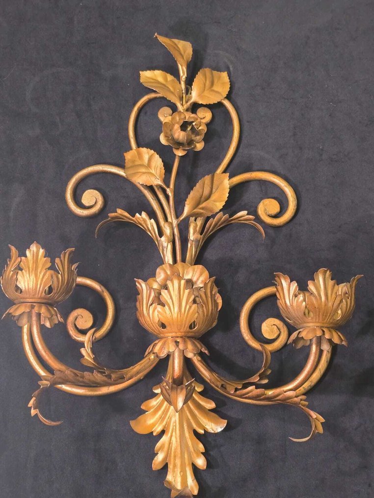 壁突式照明 - 金属 - 壁灯枝形吊灯 #1.0