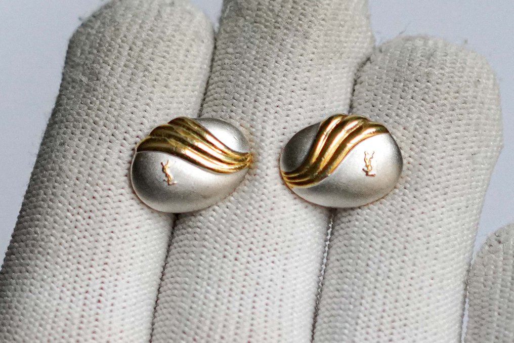 Yves Saint Laurent - Gold-plated - Cufflinks #2.1