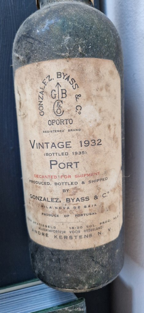 1932 Gonzalez Byass & Co. - Vintage Port - Εμφιαλώνεται σε 1935 - Πόρτο - 1 Φιάλη (0,75L) #1.0