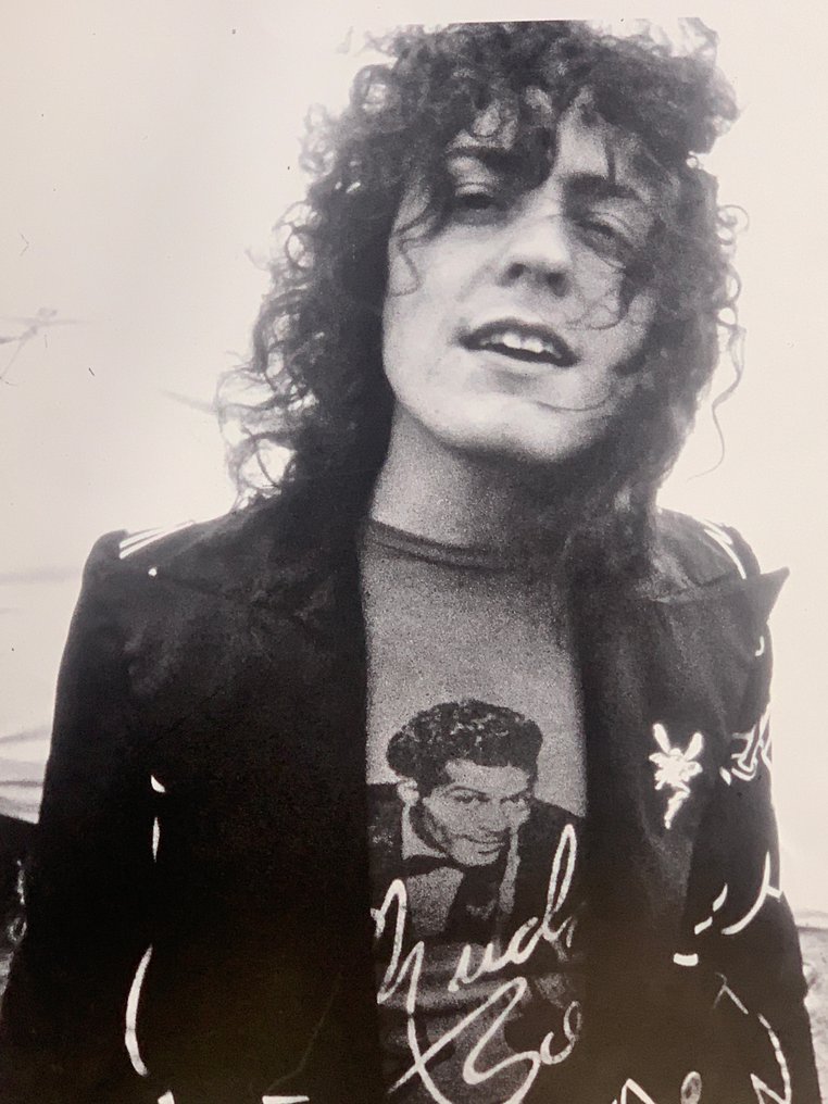 Bill Zygmant - Marc Bolan (T. Rex), 1972 - Original Photograph Signed by Photographer – Archival Print #1.0
