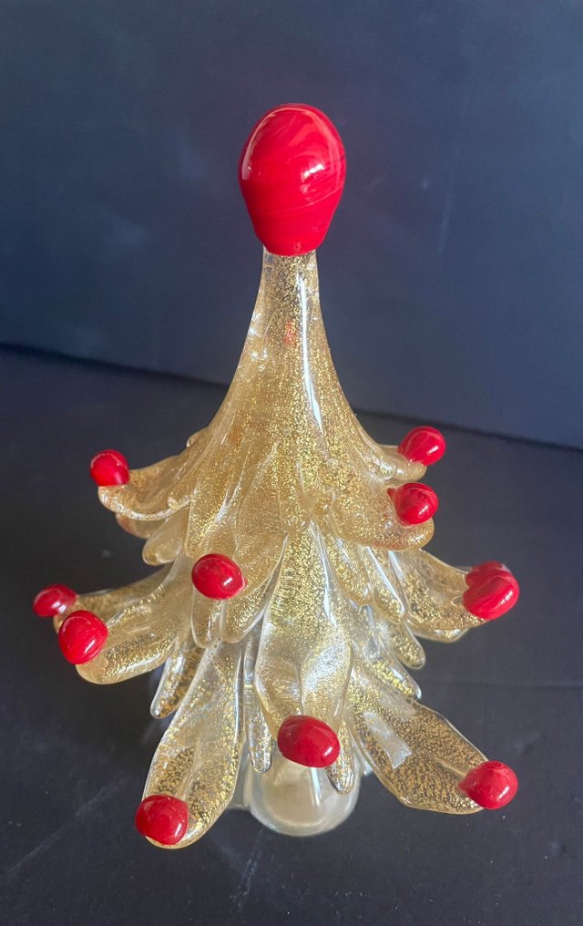 Archimede Seguso - Christmas figurine Archimede Seguso / Murano - 24kt gold #2.1