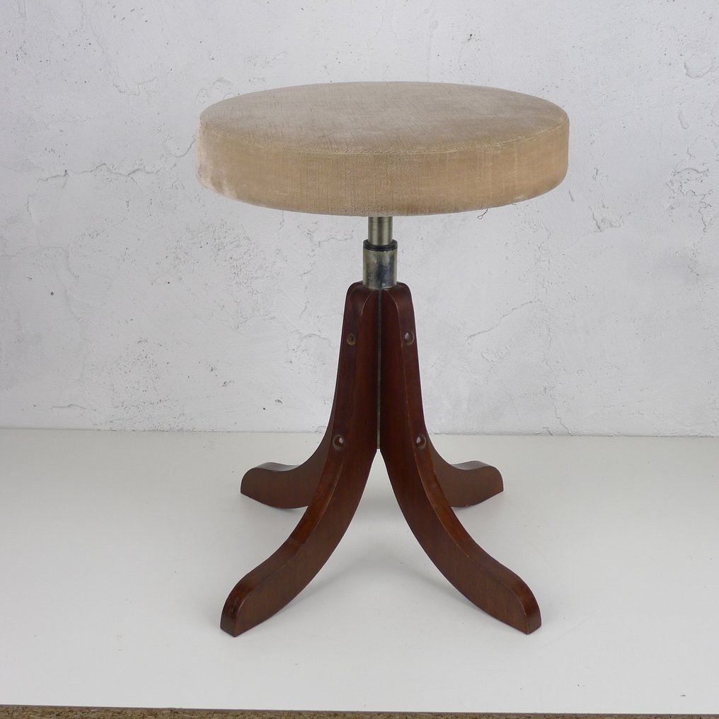 Σκαμνί - Ξύλο - Καρέκλα πιάνου - Περιστρεφόμενη #2.1