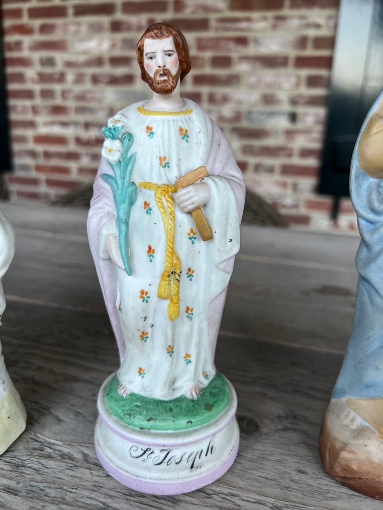 Αγαλματίδιο - Set van 5 religieuze beelden (5) - Κεραμικό, Πορσελάνη #4.3