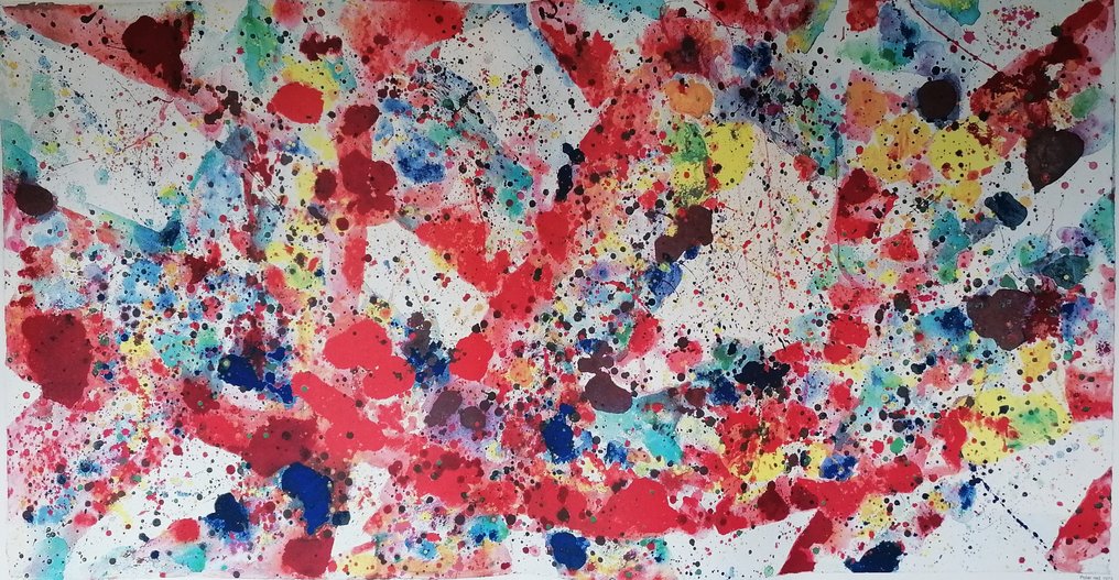 Sam Francis (1923-1994) - Polar Red 1973 #1.0