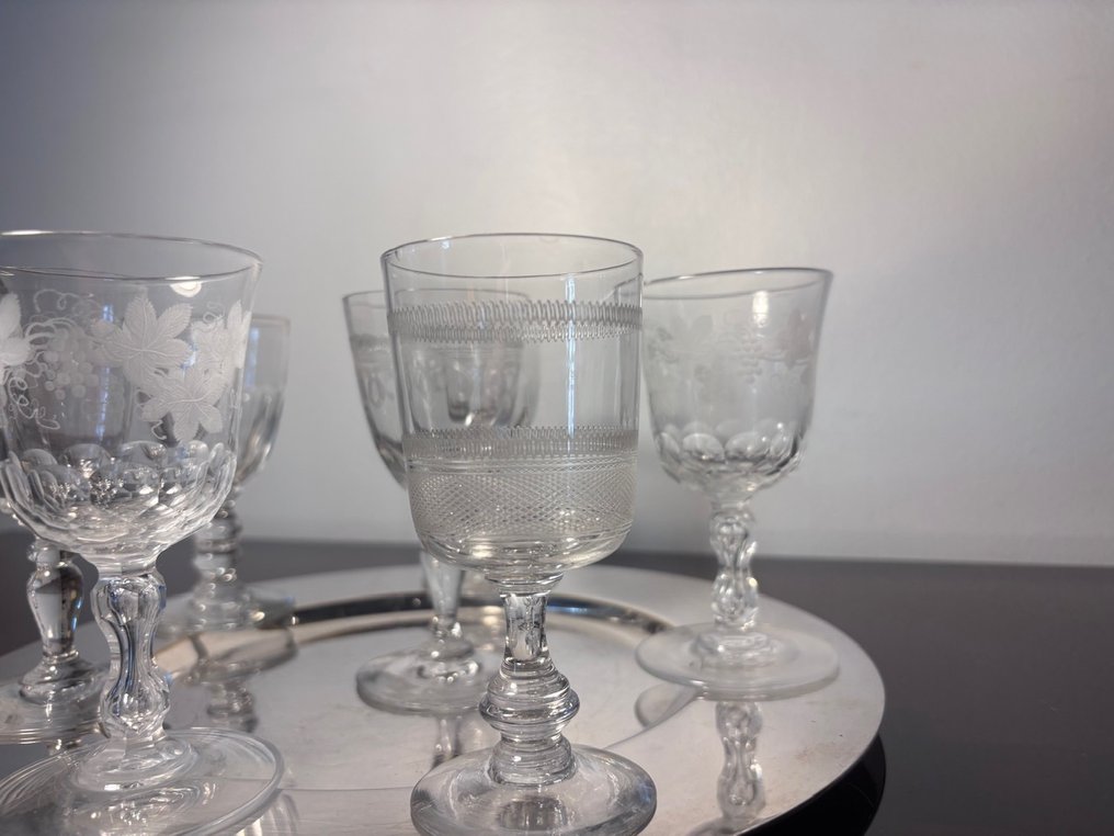 production française - Ποτήρι κρασιού (8) - Κρύσταλλο, Μέταλλο #2.1