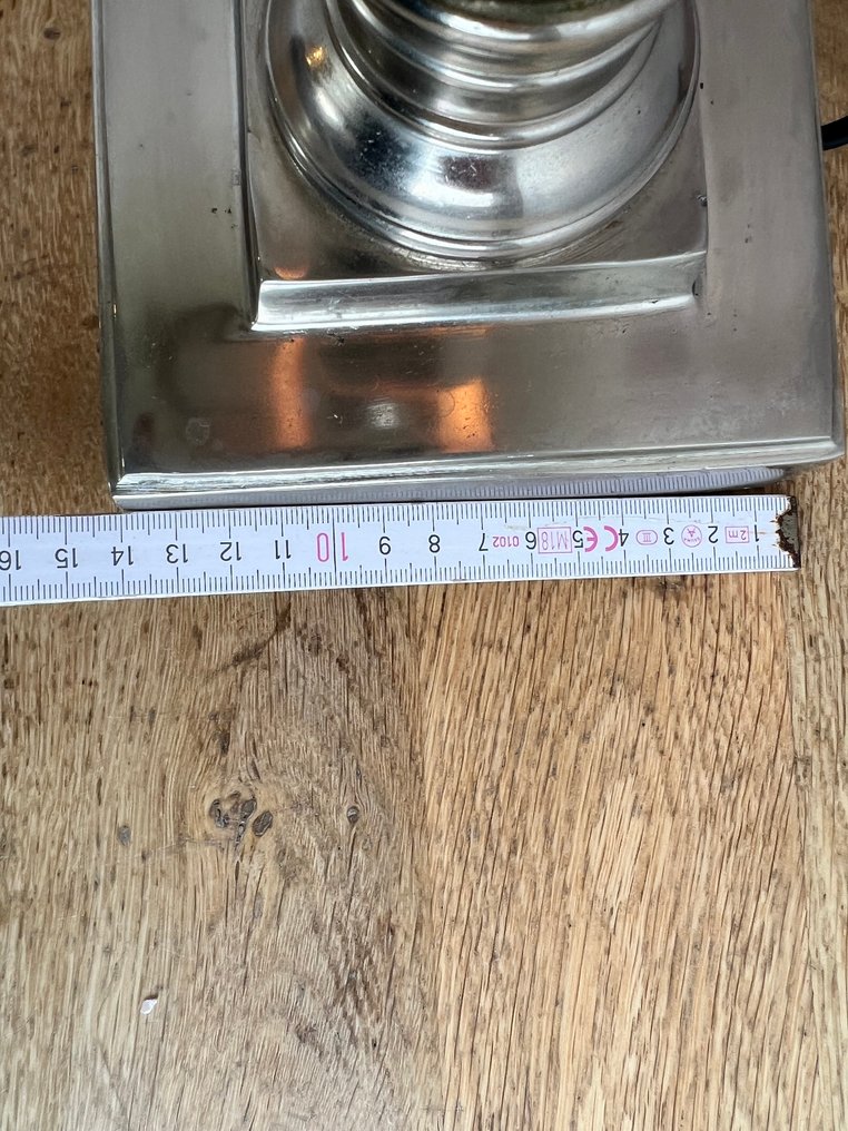 檯燈 - XL柱子银色台灯 - 金屬 - zilverlook台灯 #4.3