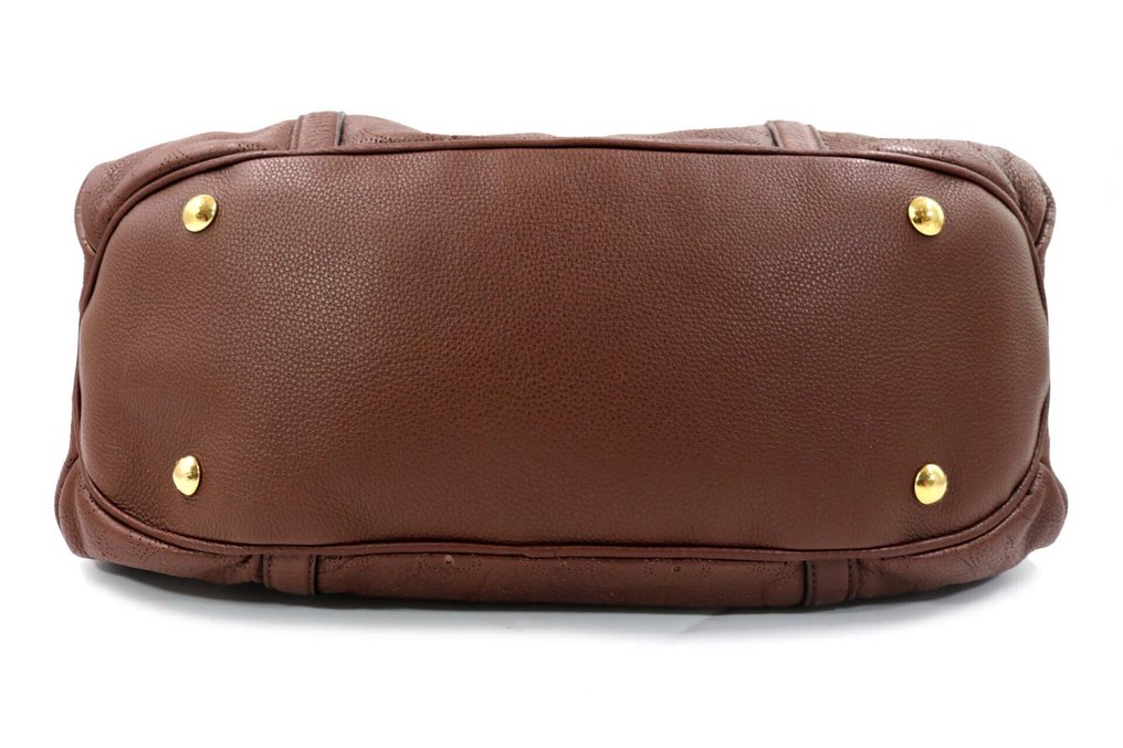 Louis Vuitton - Louis Vuitton Mahina Pelle Brown - Τσάντα ώμου #4.3