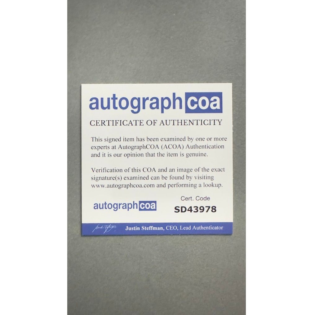 X-Men - Sophie Turner, with Autograph COa #3.2