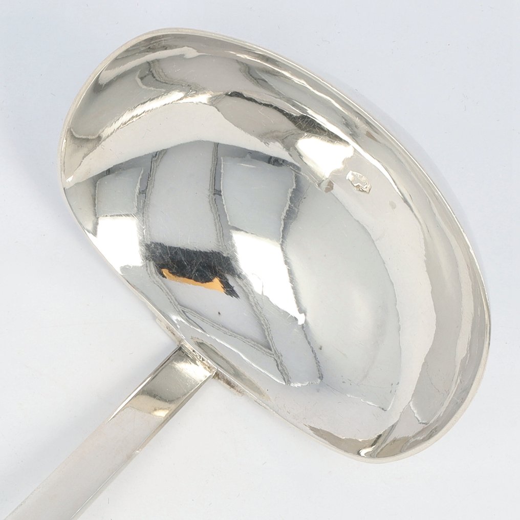 Gilles Grevink (Amsterdam 1845) - Mestolo per salsa - .833 argento #3.2