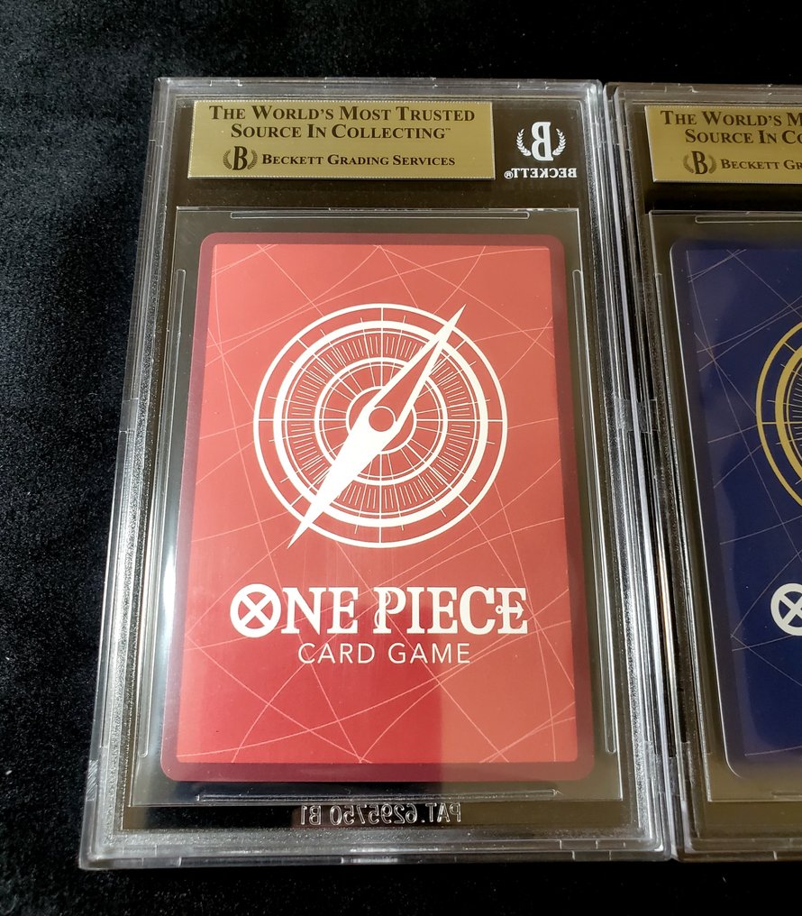 Bandai - 2 Graded card - One Piece - BUGGY OP09-042 L/ OP09-051 R English Version 2ND Anniversary - Beckett 10 #4.3