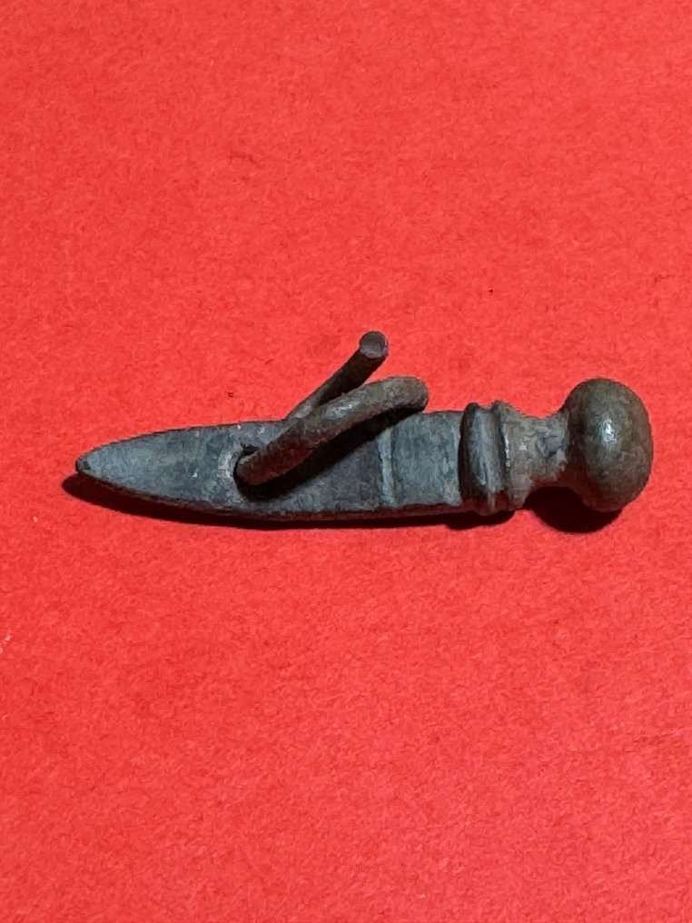 Αρχαία Ρωμαϊκή Μπρούντζος κρεμάστρα - 30 mm #1.0