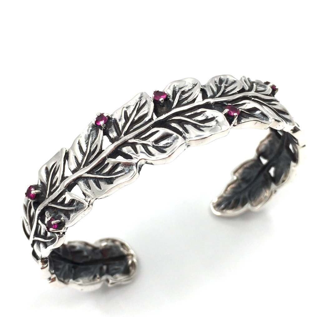 Zonder minimumprijs - Armband Zilver Topaas - 925 - Armspange #2.1