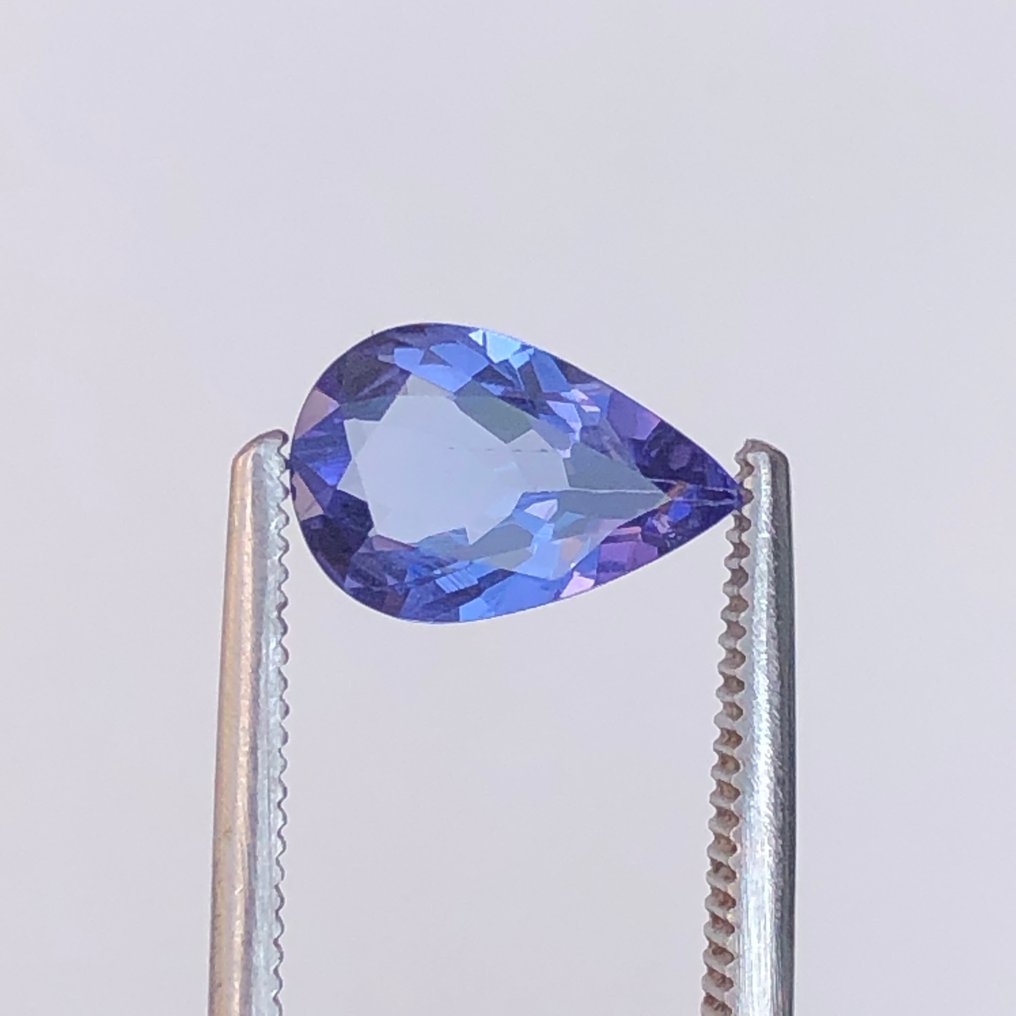 没有保留价 - 1 pcs  蓝色, 紫色 坦桑石  - 1.03 ct - 国际宝石研究院（IGI） #1.0