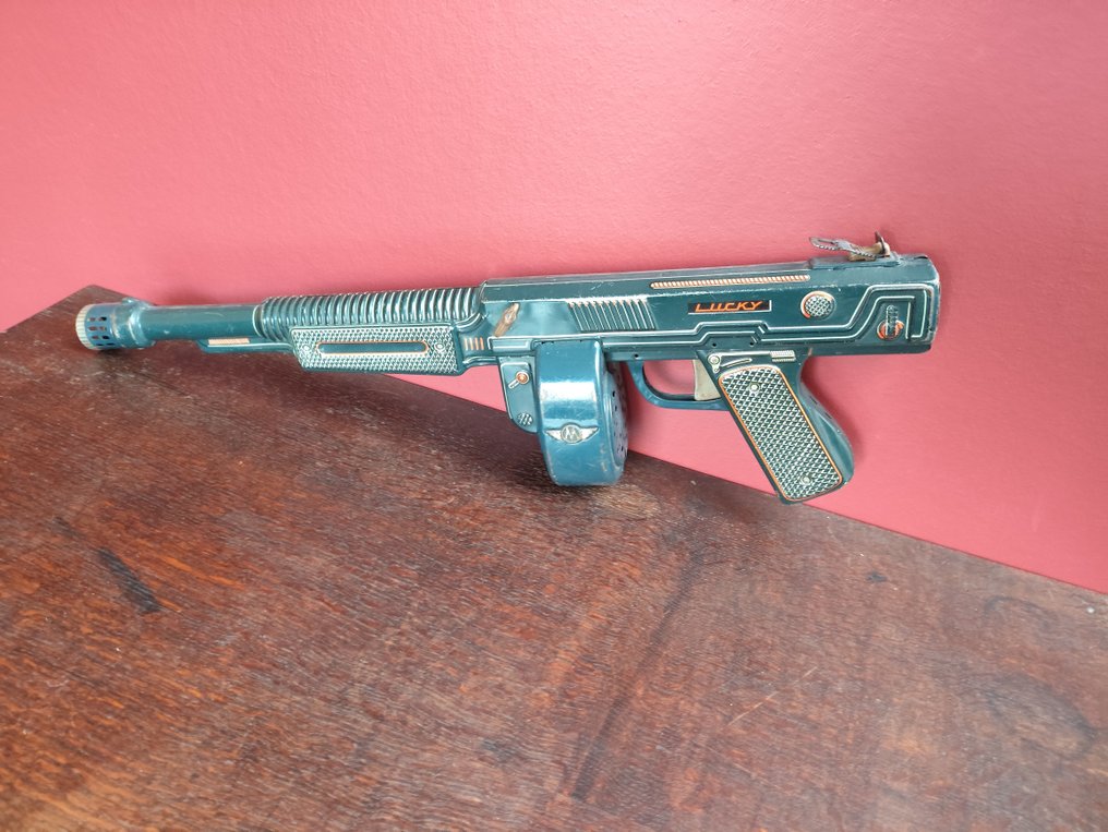 Lucky - Onnekas röyhtäysase - Vieteritinalelu - 1950-1959 - Japani #2.1