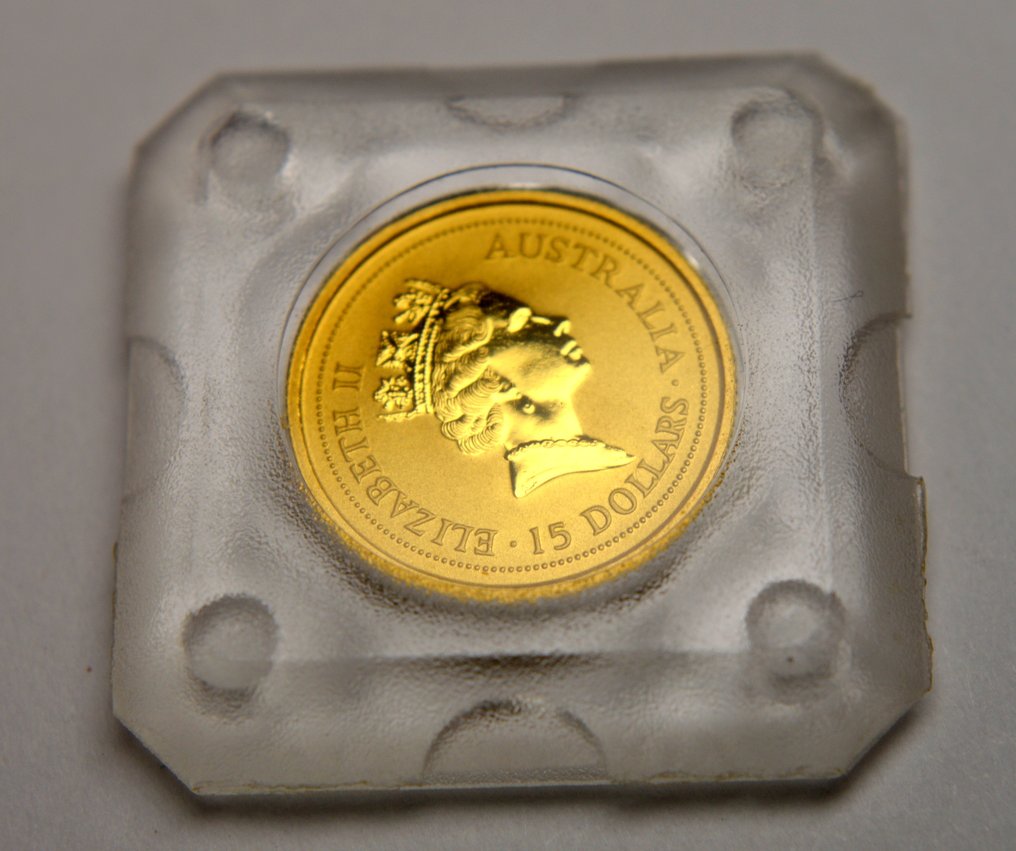 澳大利亞. 15 Dollars 1994 Kangaroo - Australian Nugget - .999 gold 1/10 oz (3,11g) #3.2