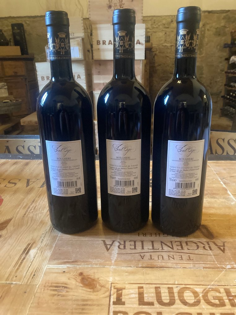 2023 Antinori 'Cont' Ugo' Tenuta Guado al Tasso - Bolgheri DOC - 3 Bottles (0.75L) #1.0