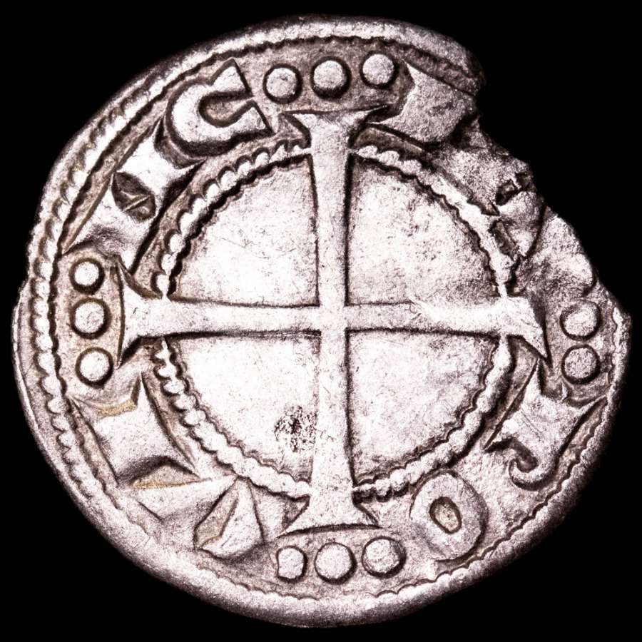 . 阿拉贡王国（普罗旺斯伯国） Jaime I (1213-1276). Dinero Ceca de Marsella. PO VI NC IA. Cruz pasante con tres puntos en los extremos.  (没有保留价) #1.0