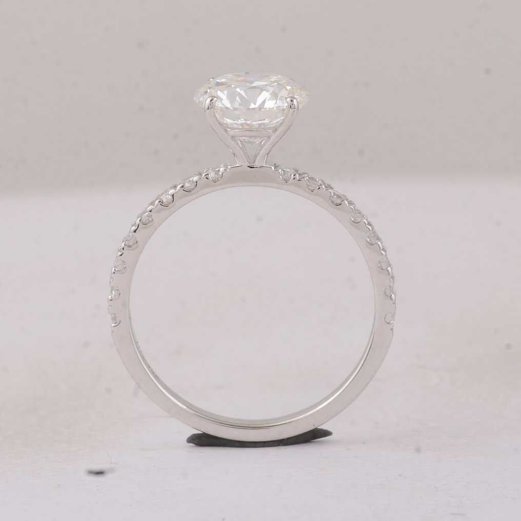 No Reserve Price - Ring - 14 kt. White gold - 2.44ct. tw. Diamond (Lab-grown) - Diamond #3.2