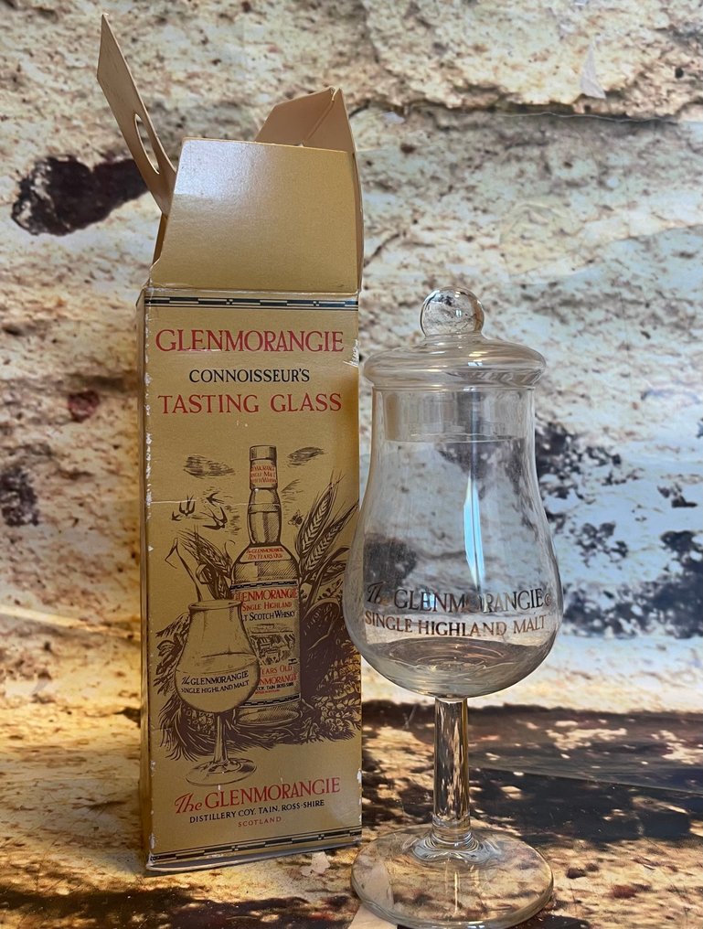 Glenmorangie with tasting glass  - b. 1980s, 1990s - 50cl, 70cl - 2 bottles #4.3