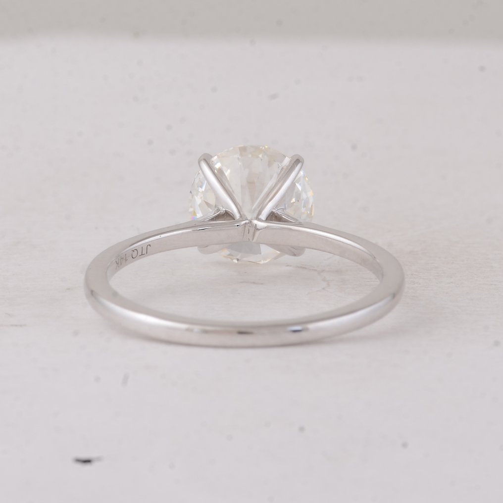 No Reserve Price - Ring - 14 kt. White gold - 2.05ct. tw. Diamond (Lab-grown) - Diamond #2.1