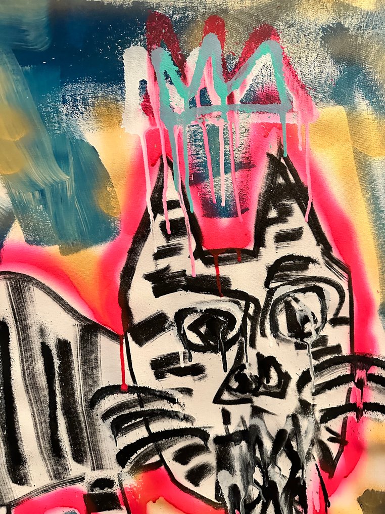 Timo Wedell - White Cat Like Basquiat - XL #4.3