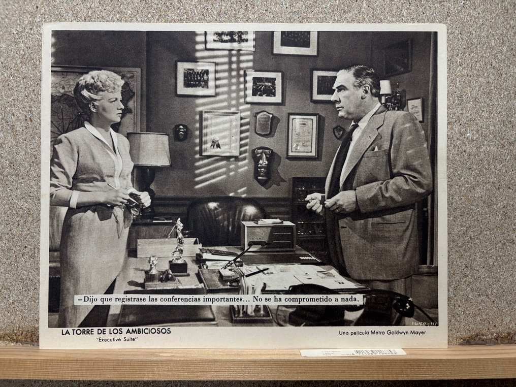 Executive Suite - Lot of 13 - Spanish Photo Lobby Cards - 1954 #2.1
