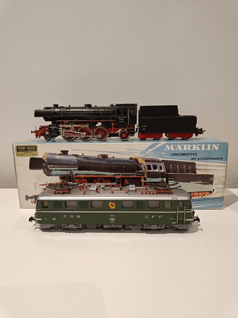 Märklin H0 - 3005, 3050 - Μηχανή τρένου μοντελισμού (2) - BR 23 en Ae6/6 - DB, SBB-CFF #1.0