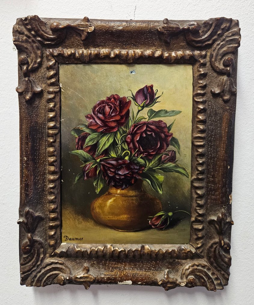 Georg Daumer (1844–ca.1911), Attributed to - Stillleben Blumen #1.0