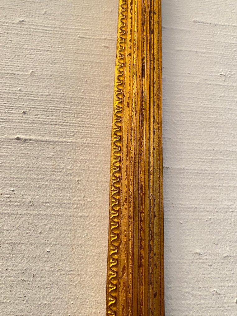 Κορνίζα  - Ξύλο, Χρυσό φύλλο - 27cm x 53cm #4.3