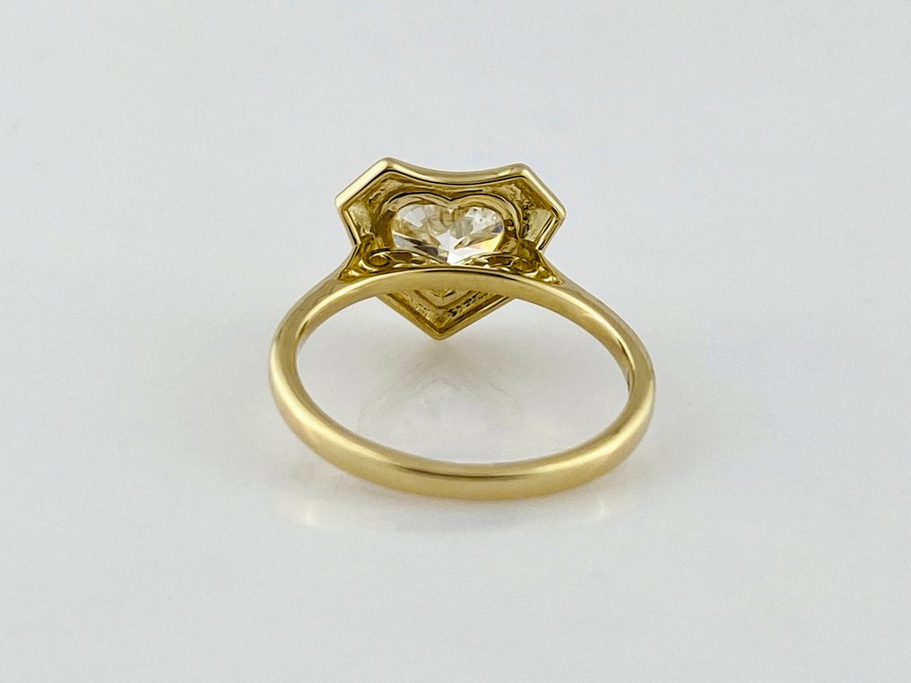 Ring - 14 karaat Geel goud - 2.02ct. tw. Diamant (Lab-grown) #3.2