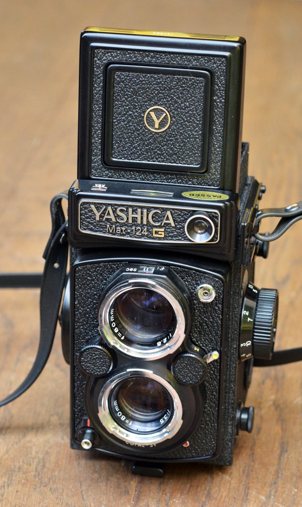 Yashica Mat-124 G 6x6 cm mit Sixtomat Ikerlencsés tükörreflexes fényképezőgép (TLR) #4.3