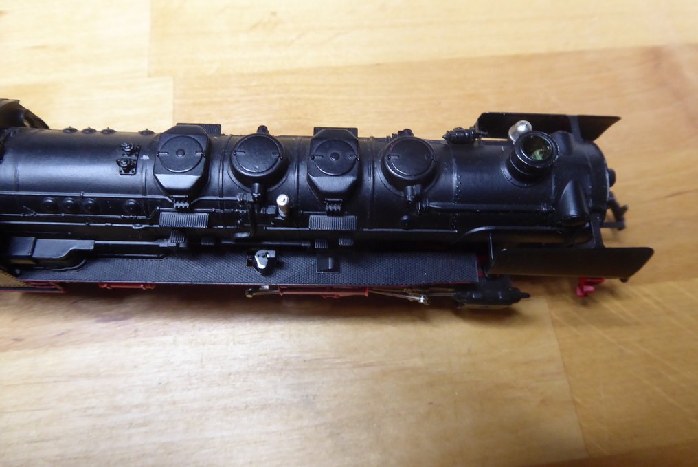 Märklin H0 - 3084 - Ατμομηχανή με όχημα μεταφοράς (1) - BR 050 082-7 με γεννήτρια καπνού - DB #4.3