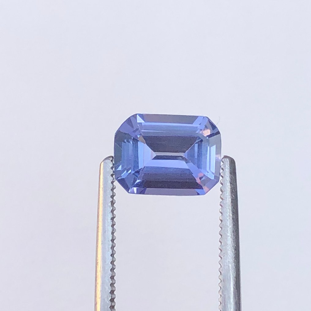 χωρίς τιμή ασφαλείας - 1 pcs  Μπλε, Βιολετί Τανζανίτης  - 1.26 ct - International Gemological Institute (IGI) #3.2