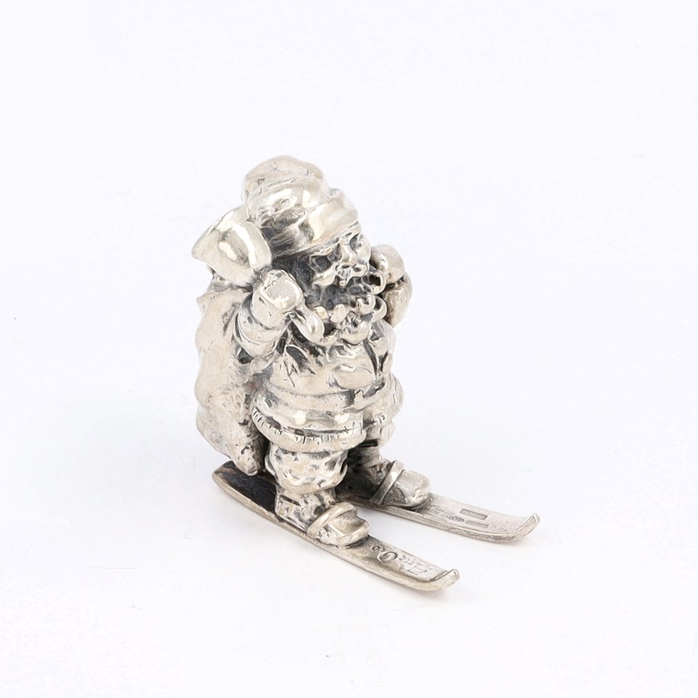 Giovanni Raspini - 'Kerstman' - Miniaturowa figura - Srebro pr. 800 #1.0