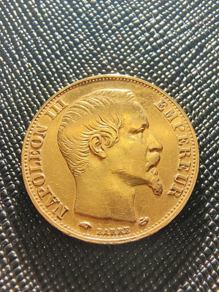 Γαλλία. Napoléon III. 20 Francs 1856-A, Paris (χωρίς τιμή ασφαλείας) #2.1